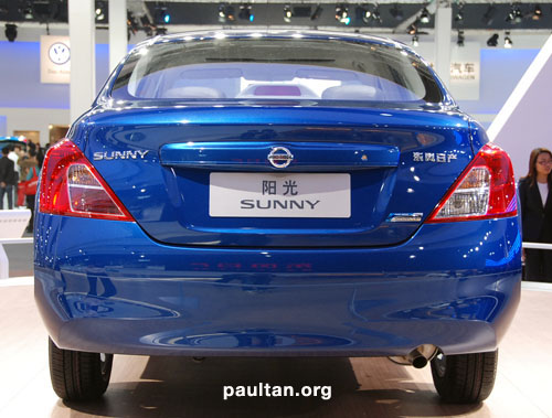 LIVE from Guangzhou: Nissan Sunny details and images!