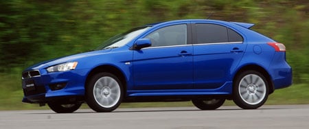 Mitsubishi Lancer Sportback Test Drive Review from Japan